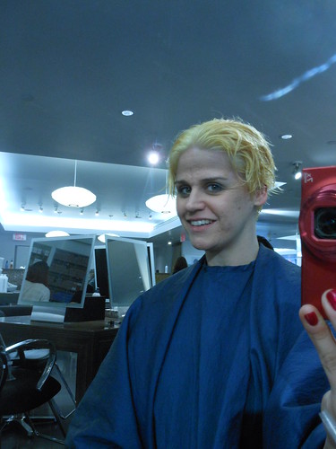 Step one: bleaching. Or how to look like a meth addict.