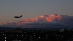Sunset Clouds Near LAX