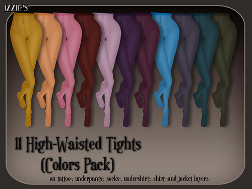 High-Waisted Tights (Colors)