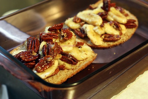 香蕉核桃法式土司  Banan french toast with walnut 7
