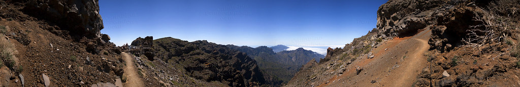 Parque Nacional de La Caldera de Taburiente. Mirador de Los Andenes, Garafía. Isla de La Palma