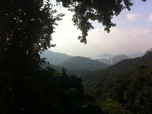 View to the south side of Hong Kong island during my run