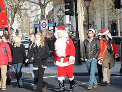 Father Christmas at Trafalgar Square