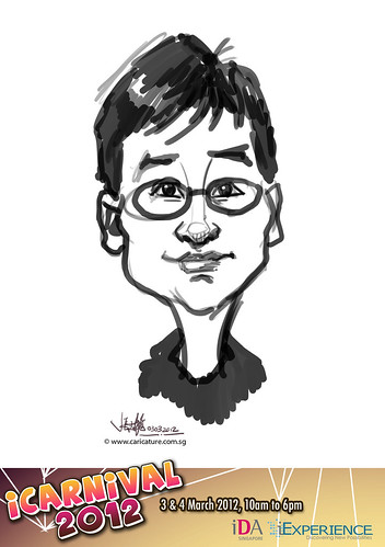digital live caricature for iCarnival 2012  (IDA) - Day 1 - 85