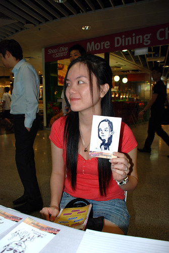 digital live caricature sketching for iCarnival (photos) - Day 2 - 5