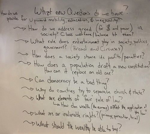Initial Questions about the American Revolution