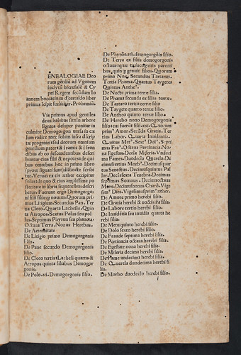 Variant reading in Boccaccio, Giovanni: Genealogiae deorum