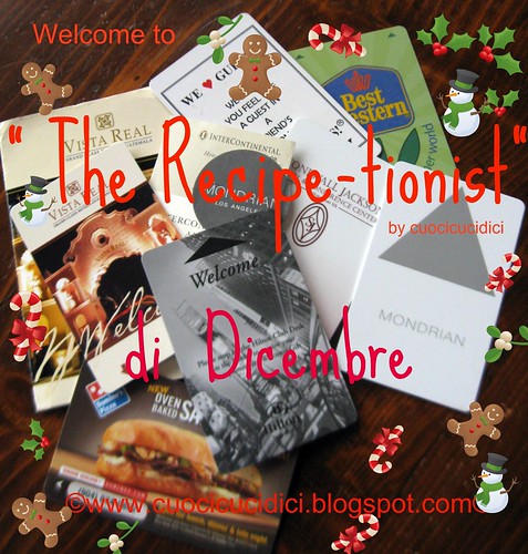 the recipe-tionist banner dicembre
