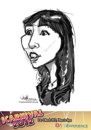 digital live caricature for iCarnival 2012  (IDA) - Day 2 - 35