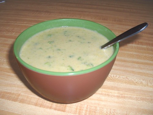 cream of
broccoli soup