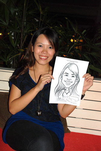 caricature live sketching for Kaleido Vision Pte Ltd Product Launch - 14