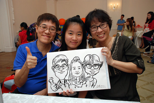 caricature live sketching for birthday party 28042012 - 8