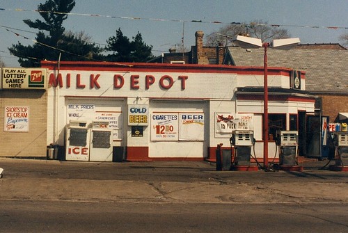 The Milk Depot on West 16th Street.  Berwyn Illinois.  April 1989. by Eddie from Chicago
