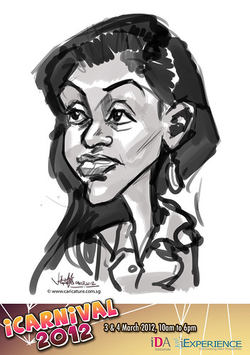 digital live caricature for iCarnival 2012  (IDA) - Day 2 - 59