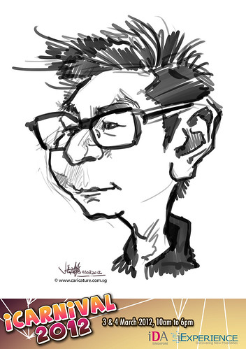 digital live caricature for iCarnival 2012  (IDA) - Day 1 - 102