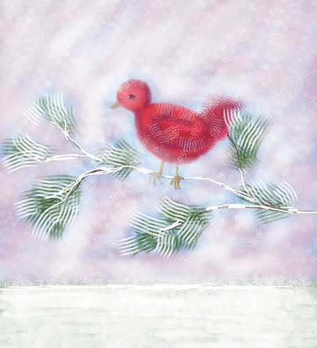 Snow Bird  (Cropped) by randubnick