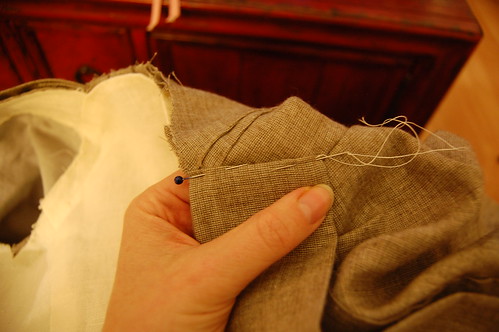 Making a robe a l'anglaise 38