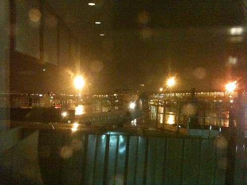 View of EWR tarmac from Terminal A United lounge