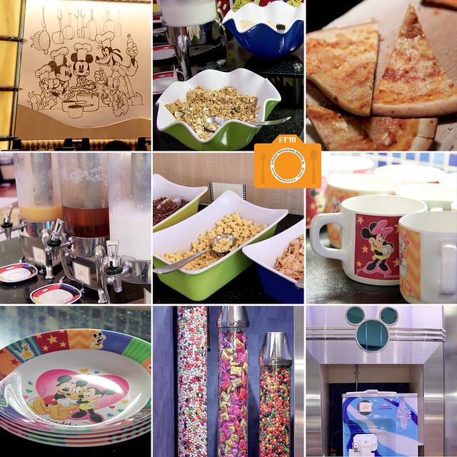 Chef Mickey buffet collage