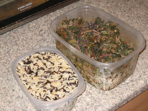 IMG_6536 Rice and Greens in containers