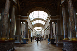 Renaissance Paintings Gallery in the Louvre
