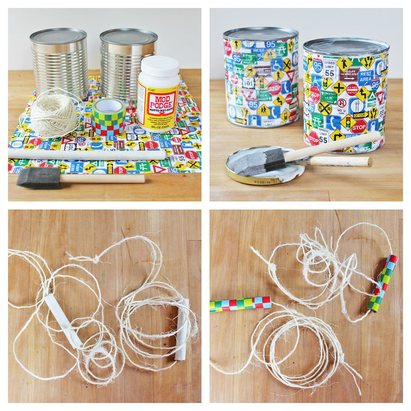 Learn how to make the classic DIY toy: Tin Can Stilts! This is a fun DIY toy that also helps children develop their gross motor skills.