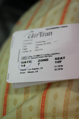 boarding pass.