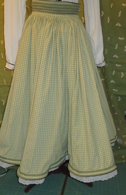front of skirt