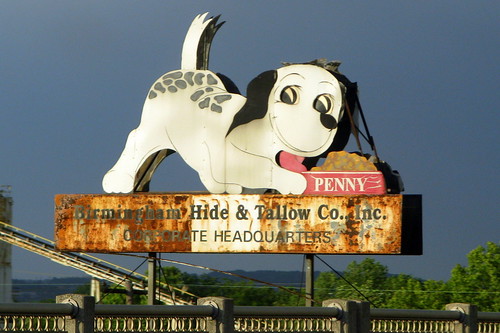 Penny Dog Food sign - Birmingham, AL