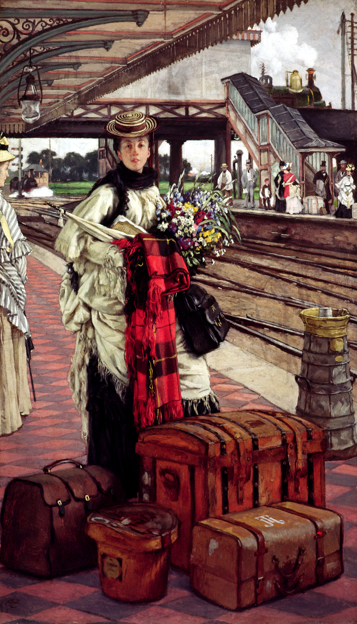 Waiting at the Station, Willesden Junction by James Tissot, 1874