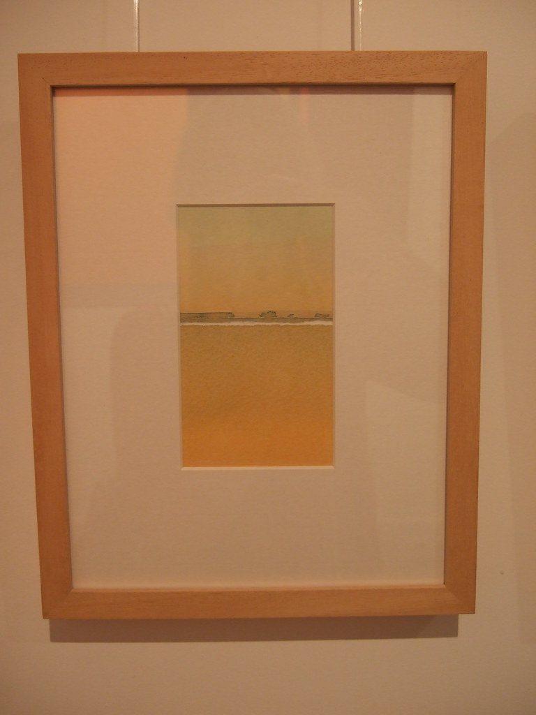 Justin Hawkes, Montage, watercolour, 14 x 8 cm, Williams Art Gallery, Cambridge, 2012.