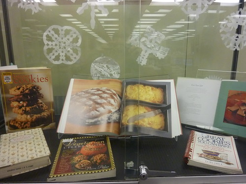 Cookbooks with glorious pictures of baked goods await you.
