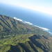 Napali Coast line from the helicopter