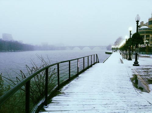 Snowy Waterfront
