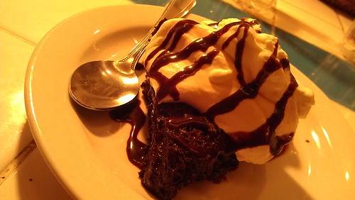 Flourless chocolate cake, Jambo Cafe, Santa Fe