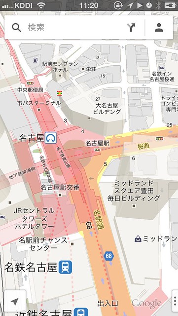 名古屋駅立体Google