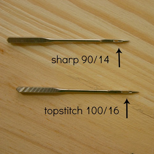 Sharp vs Topstich Needle