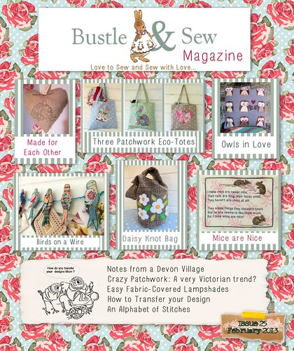 Bustle & Sew Magazine Cover