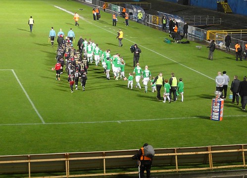 Cliftonville and Crusaders FC Teams IrnBru Cup Final