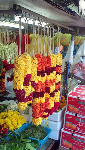 garlands in Little India