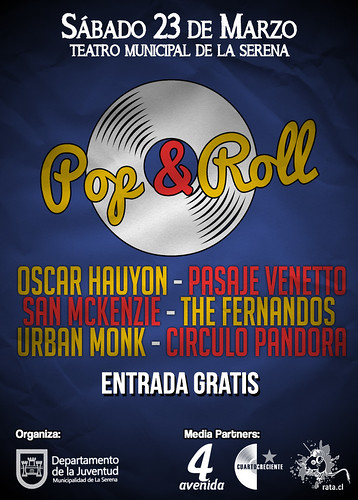 FESTIVAL POP & ROLL - Teatro Municipal de La Serena by Oscar Hauyon