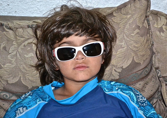 cool kid in sunglasses