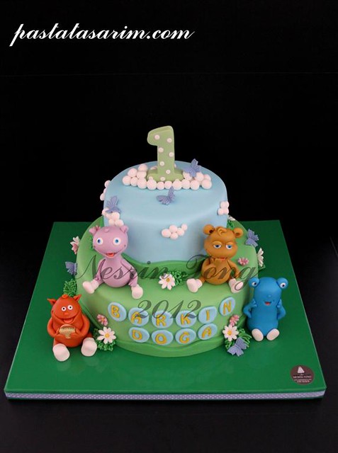 the cuddlies cake - barkın doğa 1st.birthday (Medium)