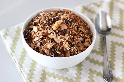Maple Cinnamon Crunch Quinoa Granola - Gluten-free + Vegan