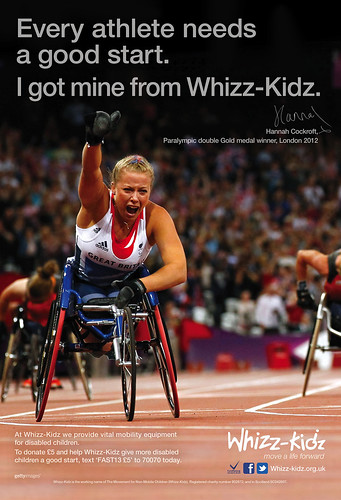 Whizz-Kidz poster featuring Hannah Cockroft