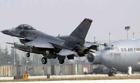 F-16 fighter jets are being delivered by the United States to Egypt. Despite the removal of Mubarak from power in 2011, close ties between Washington and Cairo continues. by Pan-African News Wire File Photos