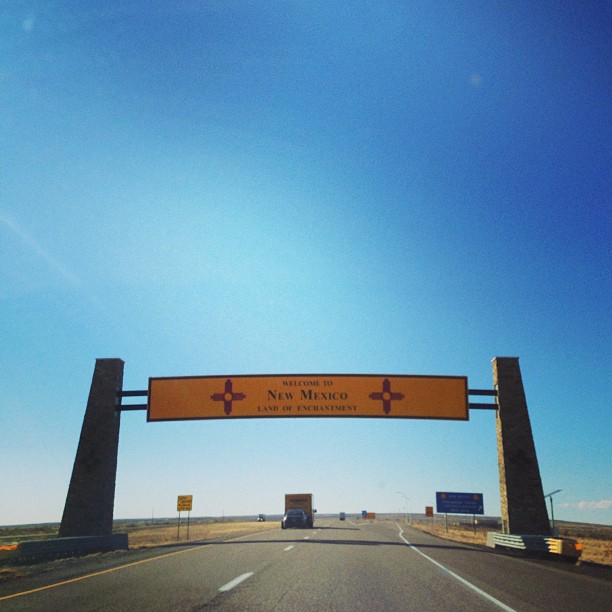 New Mexico! & They have new signage!
