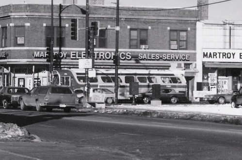 The intersection of South Kedzie Avenue and West 63rd Street.  Chicago Illinois.  Early January 1988. by Eddie from Chicago