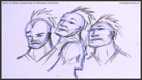 learn how to draw characters in different positions 019