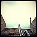 #random #stairwell #stairs #sky #clouds